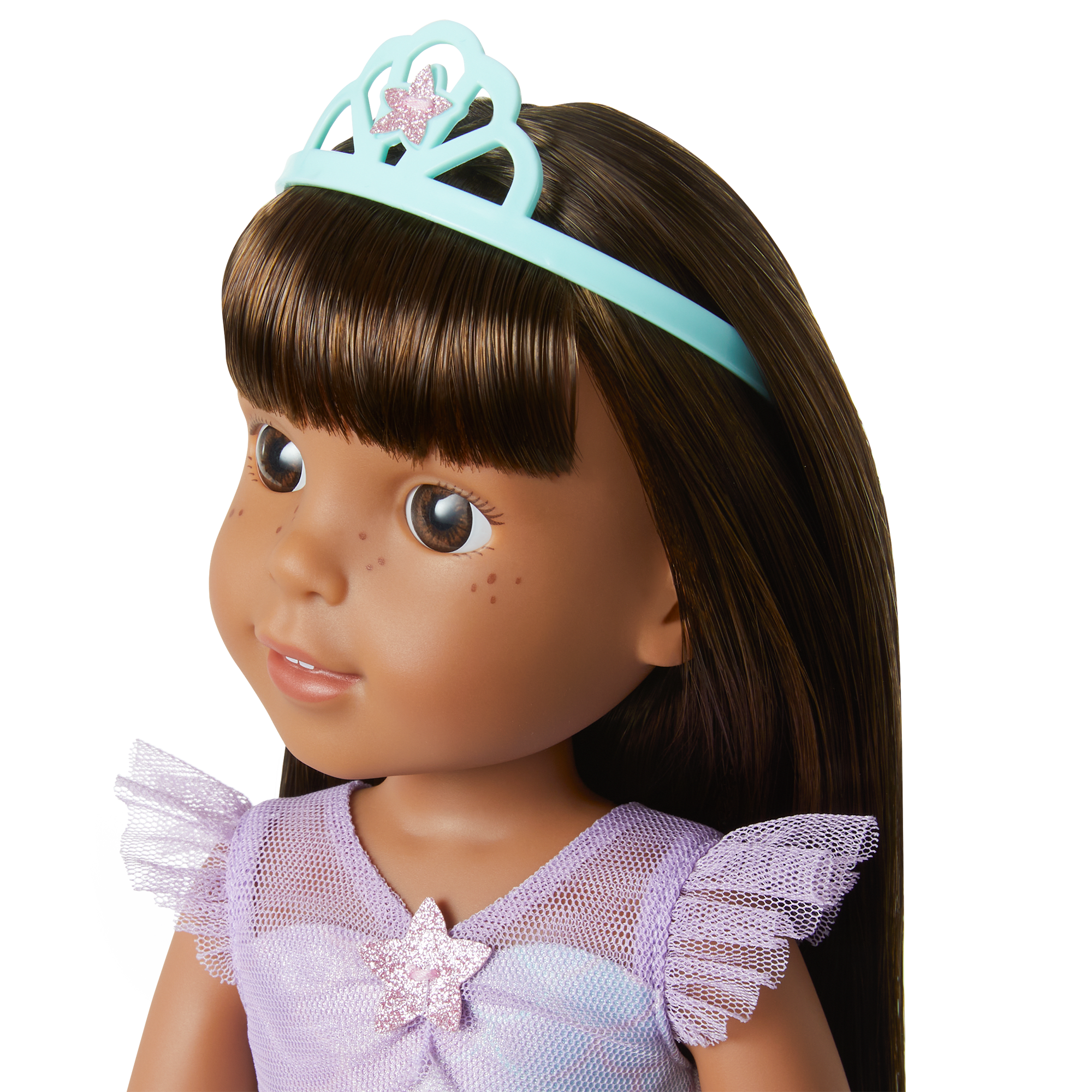 2-in-1 Sparkly Mermaid Outfit for WellieWishers™ Dolls G0