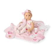 Bitty Baby® Doll #6 with red hair Care & Play Set C8