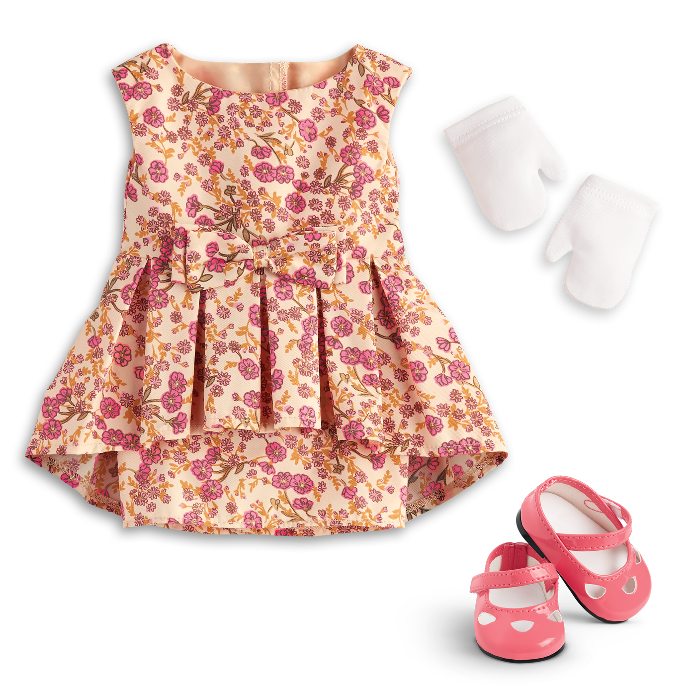 Melody’s™ Fancy Floral Dress for 18-inch Dolls (Historical Characters) T5