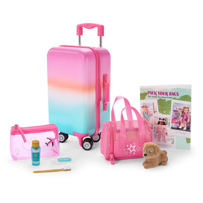 Packed with Fun Luggage Set for 18-inch Dolls K0