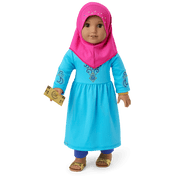 Eid al-Fitr Celebration Outfit for 18-inch Dolls F4