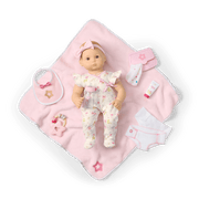 Bitty Baby® Doll #6 with red hair Care & Play Set C8