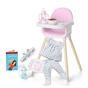 Little Bitty Baby™ Layette & High Chair Set for 7.75-inch Dolls V4