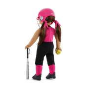 Softball Star Uniform for 18-inch Dolls W0