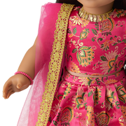 Diwali Celebration Outfit for 18-inch Dolls Y5