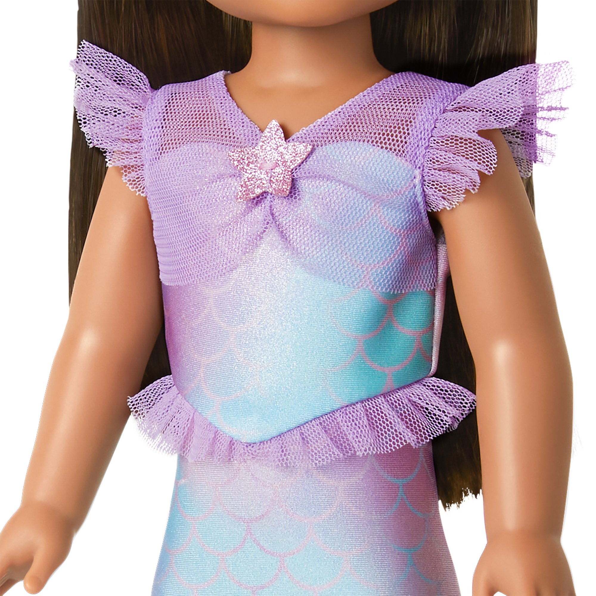 2-in-1 Sparkly Mermaid Outfit for WellieWishers™ Dolls G2