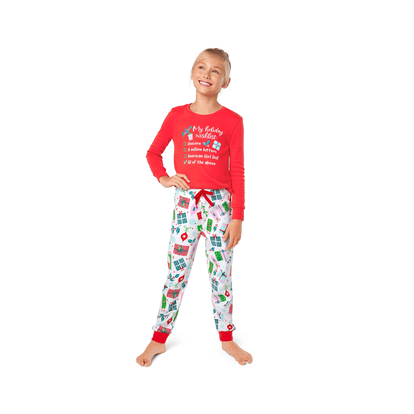 Holiday Wish List PJs for Girls T0