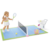 Isabel™ & Nicki's™ 2-in-1 Tennis Court & Skate Spot for 18-inch Dolls (Historical Characters) I9