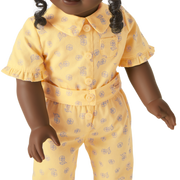 Claudie's™ Yellow Bloom Pajamas for 18-inch Dolls (Historical Characters) I3