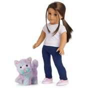 Purrpley Pink Kitty Cat for 18-inch Dolls T8