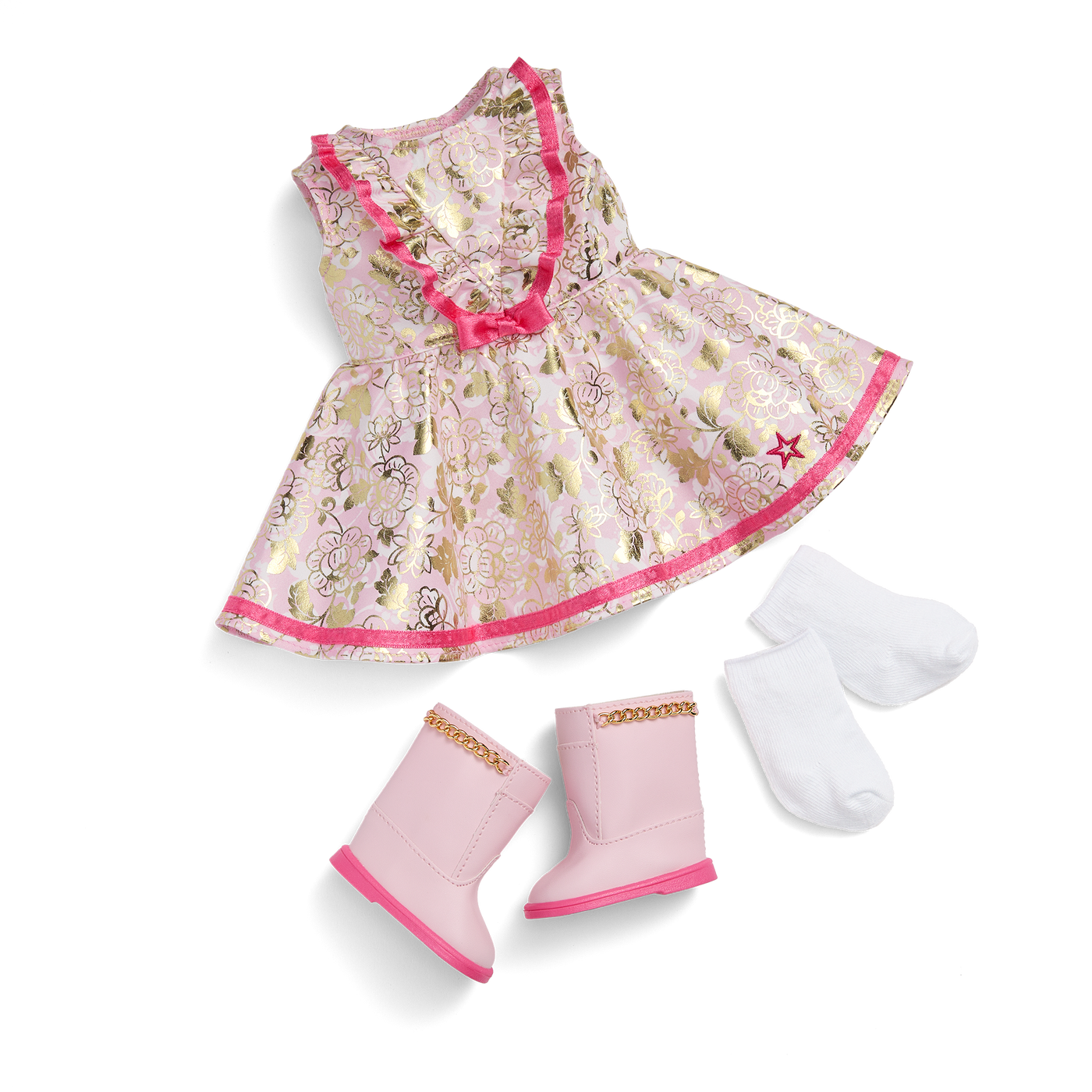 Floral Fashion Outfit for 18-inch Dolls C3