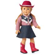 Maryellen's™ Cowgirl Costume for 18-inch Dolls (Historical Characters) E0