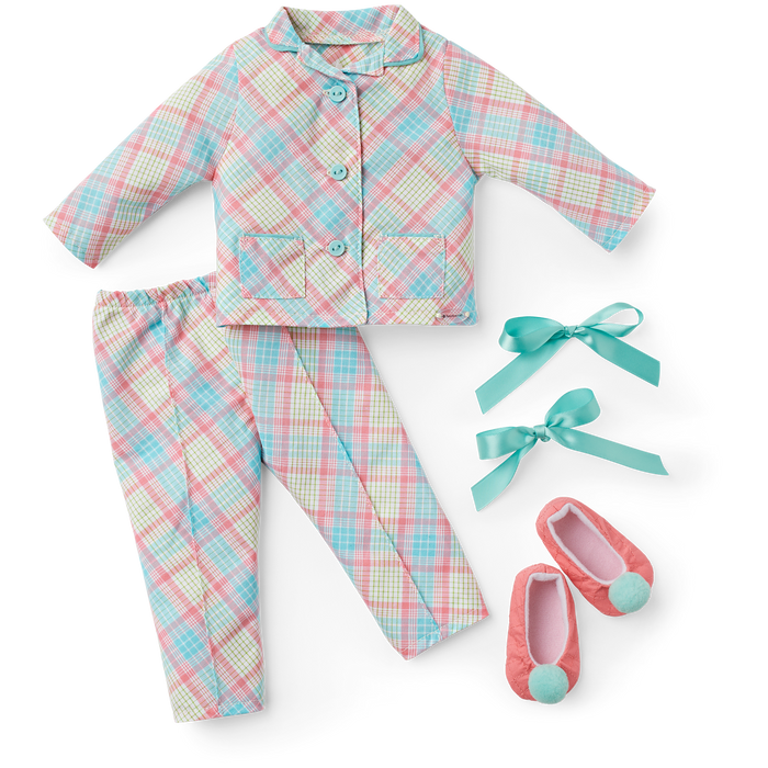 Melody’s™ Plaid Pajamas for 18-inch Dolls (Historical Characters) J1
