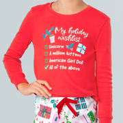Holiday Wish List PJs for Girls T0