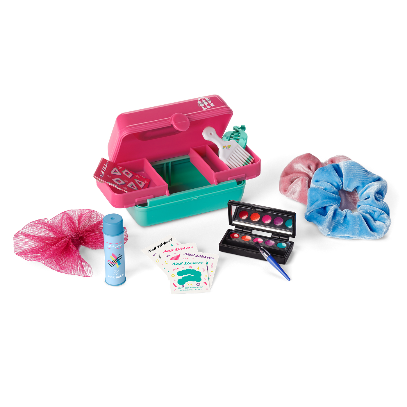 Courtney's™ Caboodles® & Hair Accessories Kit for 18-inch Dolls (Historical Characters) C6