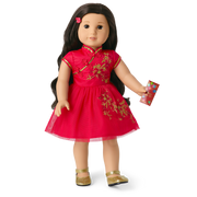 Lunar New Year's Celebration Outfit for 18-inch Dolls Y9