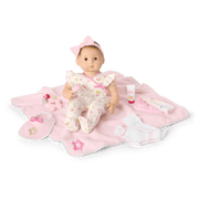 Bitty Baby® Doll #2 with brown hair Care & Play Set Z5