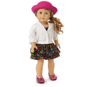 Courtney’s™ White Fringe Jacket for 18-inch Dolls (Historical Characters) O4