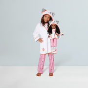 Comfy Puppy Robe Set for Girls & 18-inch Dolls U5