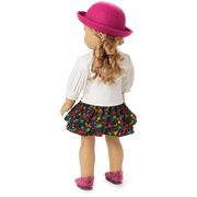 Courtney’s™ White Fringe Jacket for 18-inch Dolls (Historical Characters) O4