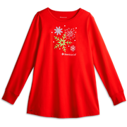 Holiday Dreams Pajama Top for Women X9