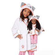 Comfy Puppy Robe Set for Girls & 18-inch Dolls U5