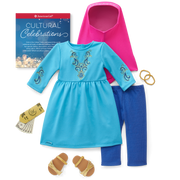 Eid al-Fitr Celebration Outfit for 18-inch Dolls F4