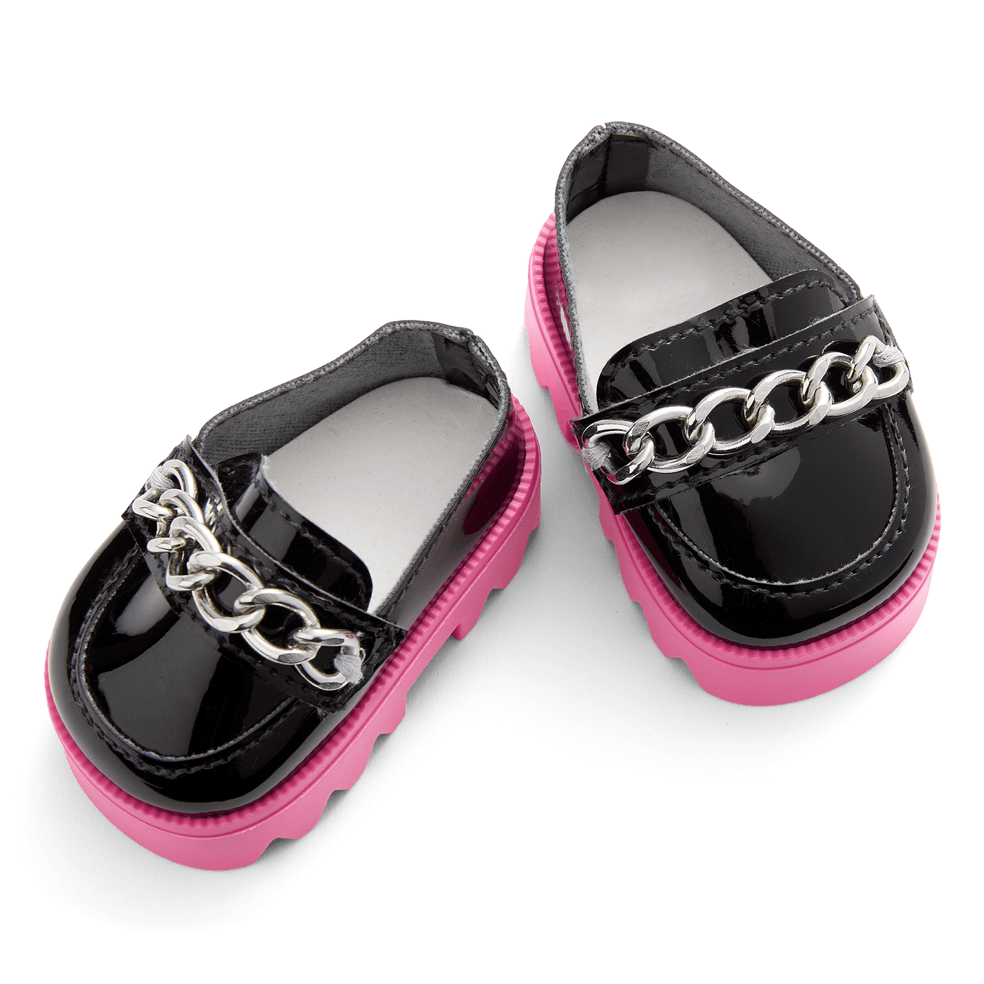 Fuchsia Flair Platform Loafers for 18-inch Dolls G7