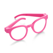 Petal-Pink Glasses for 18-inch Dolls U7
