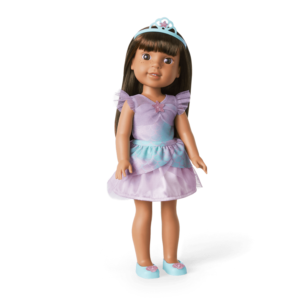 2-in-1 Sparkly Mermaid Outfit for WellieWishers™ Dolls G2
