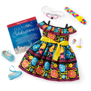 Día de Muertos Celebration Outfit for 18-inch Dolls V1
