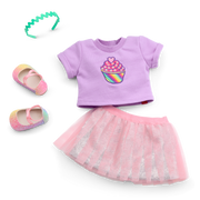 Summer’s™ Bake Sale Outfit for 18-inch Dolls (Girl of the Year™ 2025) I6