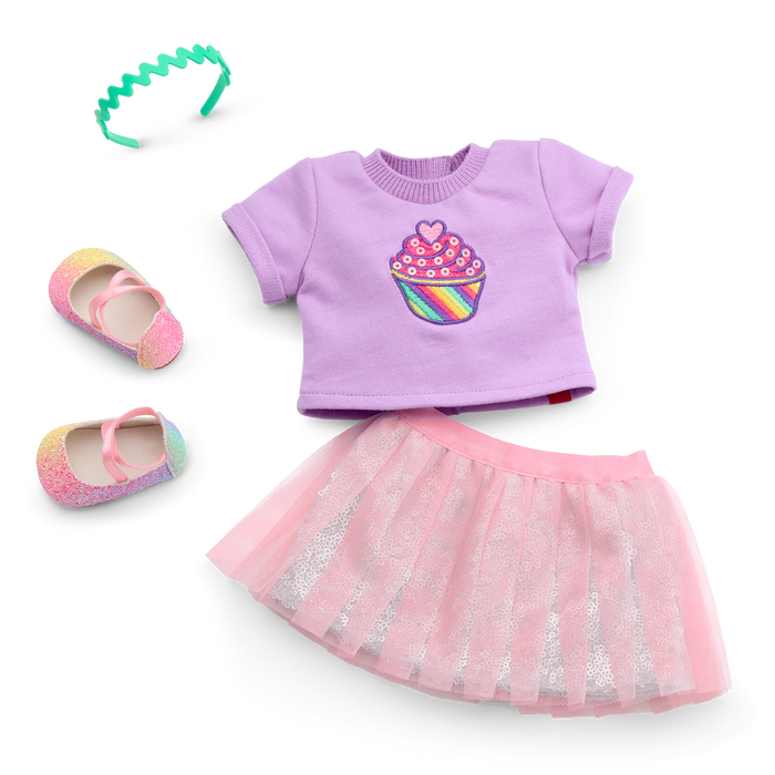 Summer’s™ Bake Sale Outfit for 18-inch Dolls (Girl of the Year™ 2025) I6