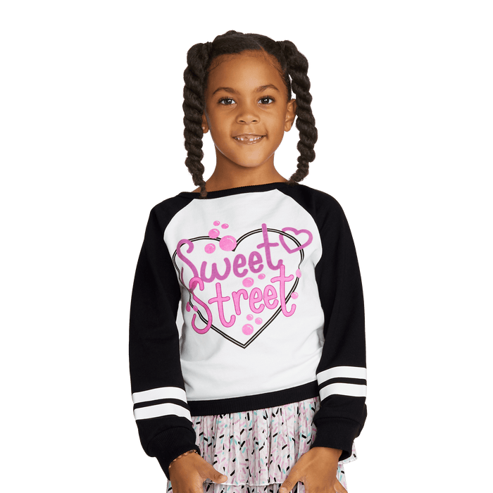 Sweet Street Sweatshirt for Girls E8