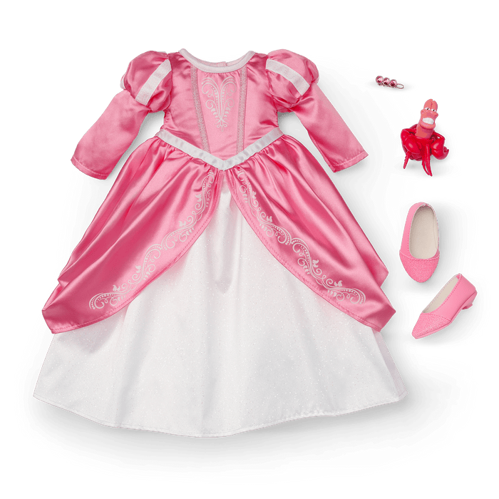 American Girl® Disney Princess Ariel Castle Ball Gown, Sebastian & Accessories for 18-inch Dolls A2