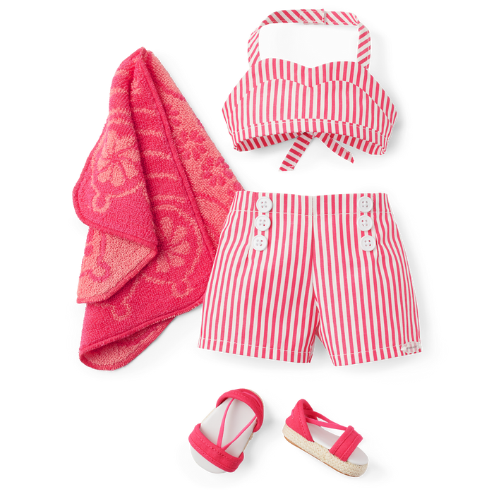 Nanea’s™ Two-Piece Swimsuit for 18-inch Dolls (Historical Characters) O2