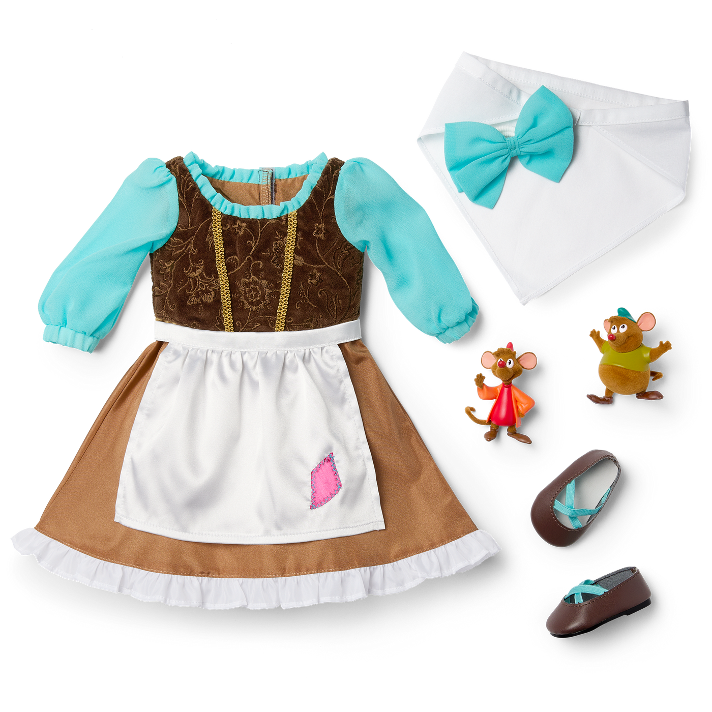 American Girl® Disney Princess Cinderella Day Dress, Friends & Accessories for 18-inch Dolls H2