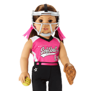 Softball Star Uniform for 18-inch Dolls W0