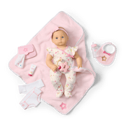 Bitty Baby® Doll #3 with blonde hair Care & Play Set G8