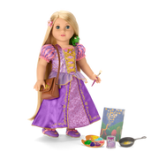 American Girl® Disney Princess Rapunzel Painting Accessories & Pascal for 18-inch Dolls Z0