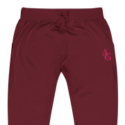 American Girl® Burgundy Fleece Sweatpants for Adults J2