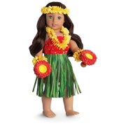 Nanea's™ Hula Outfit for 18-inch Dolls (Historical Characters) V2