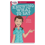 A Smart Girl's Guide: Knowing What to Say W5