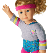 Courtney's™ Fitness Outfit for 18-inch Dolls (Historical Characters) F1