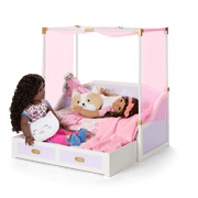 All Set for Sleepovers Canopy Bed for 18-inch Dolls Z0