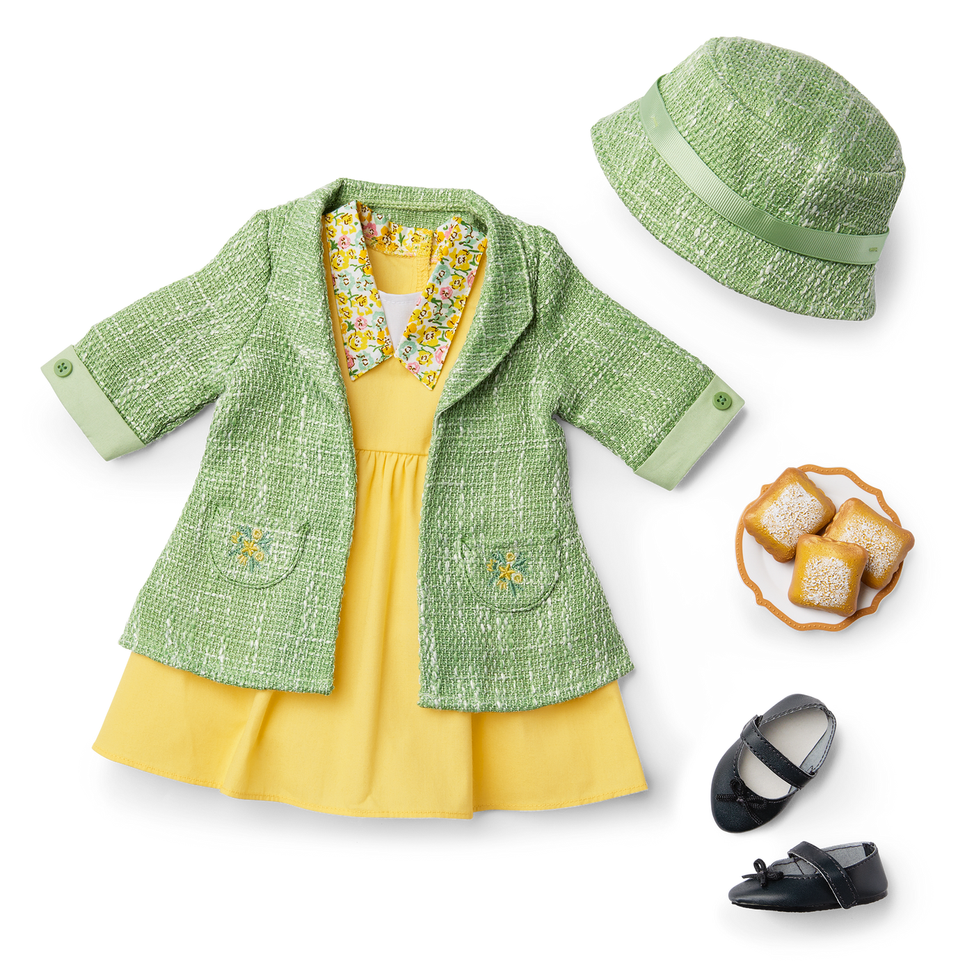 American Girl® Disney Princess Tiana Work Dress & Accessories for 18-inch Dolls A0