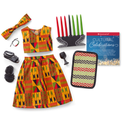 Kwanzaa Celebration Outfit for 18-inch Dolls M0