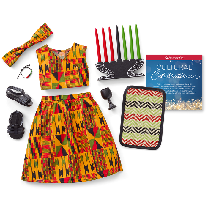 Kwanzaa Celebration Outfit for 18-inch Dolls C4