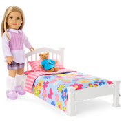 Isabel’s™ Bed & Floral Dreams Bedding Set for 18-inch Dolls (Historical Characters) X2