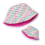 AG™ Star Bucket Hat Set for Girls & Dolls G1